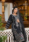 Somya By Afsana Black And White Embroidered Organza Readymade Suits Wholesale Market In Surat
